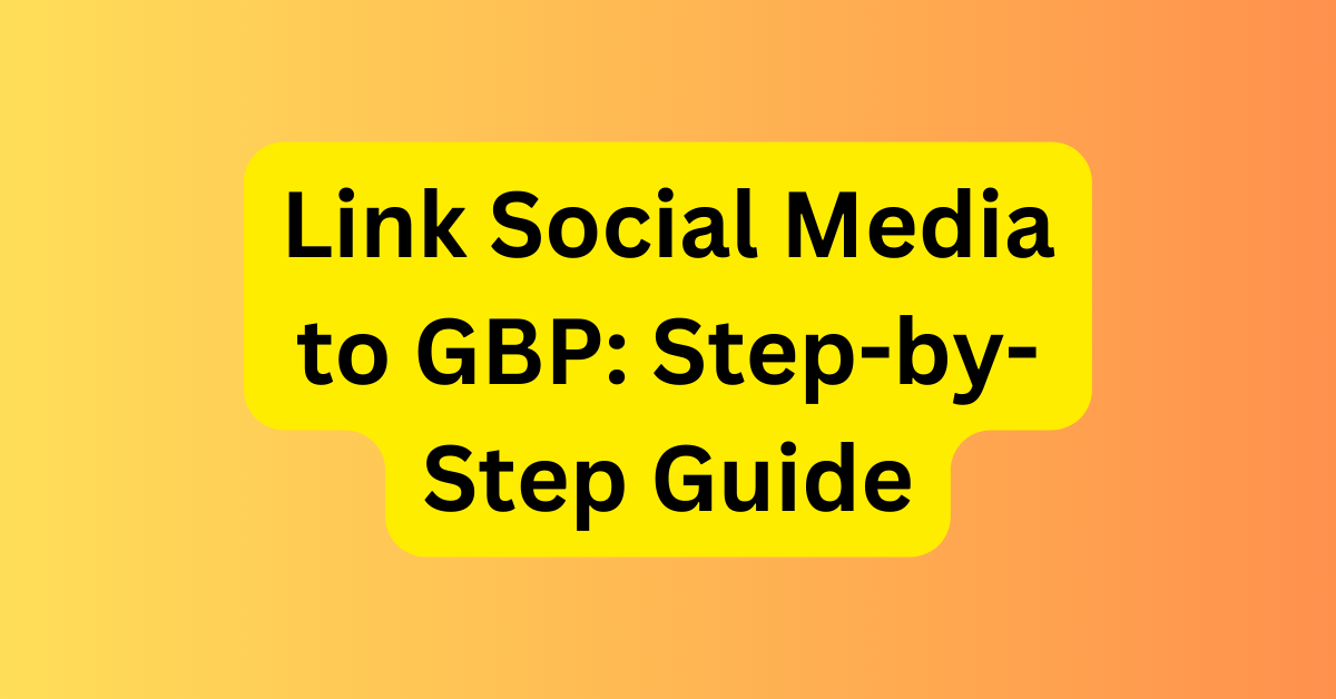 link social media gbp