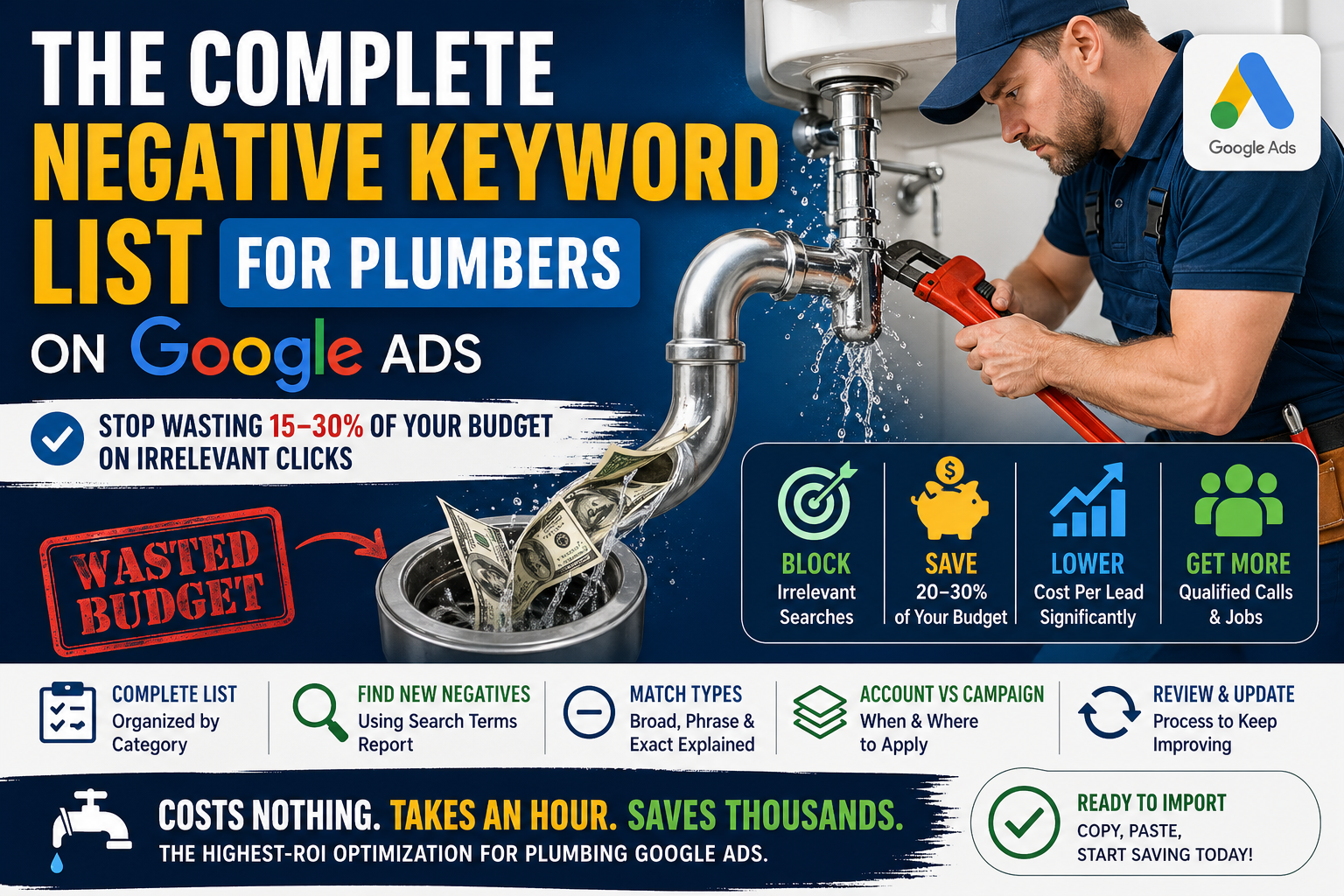 the complete negative list for plumbers